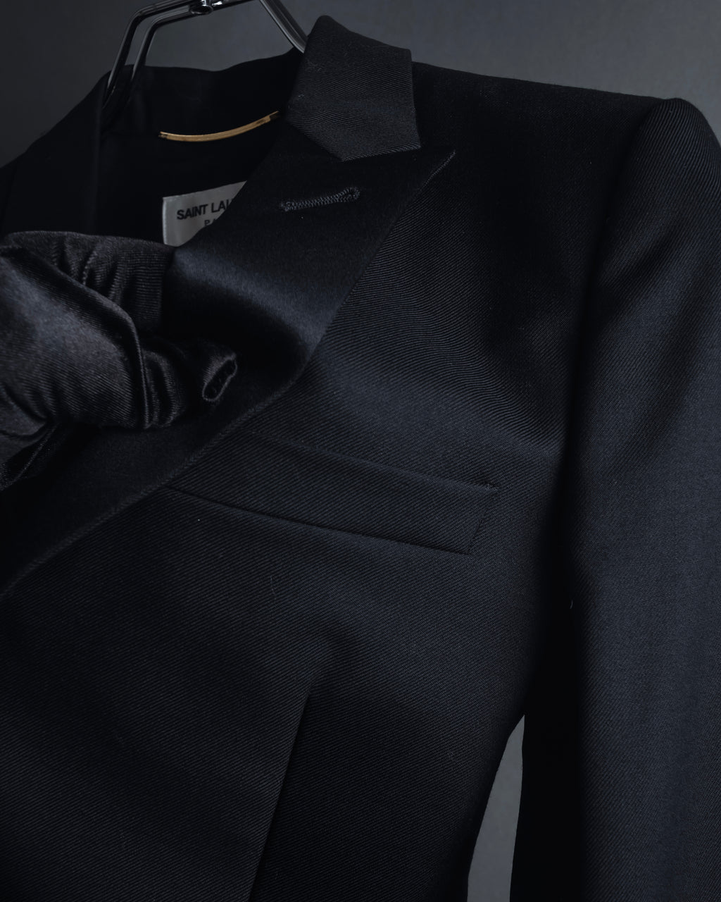 "Saint Laurent Paris" Modern tailcoat design jacket