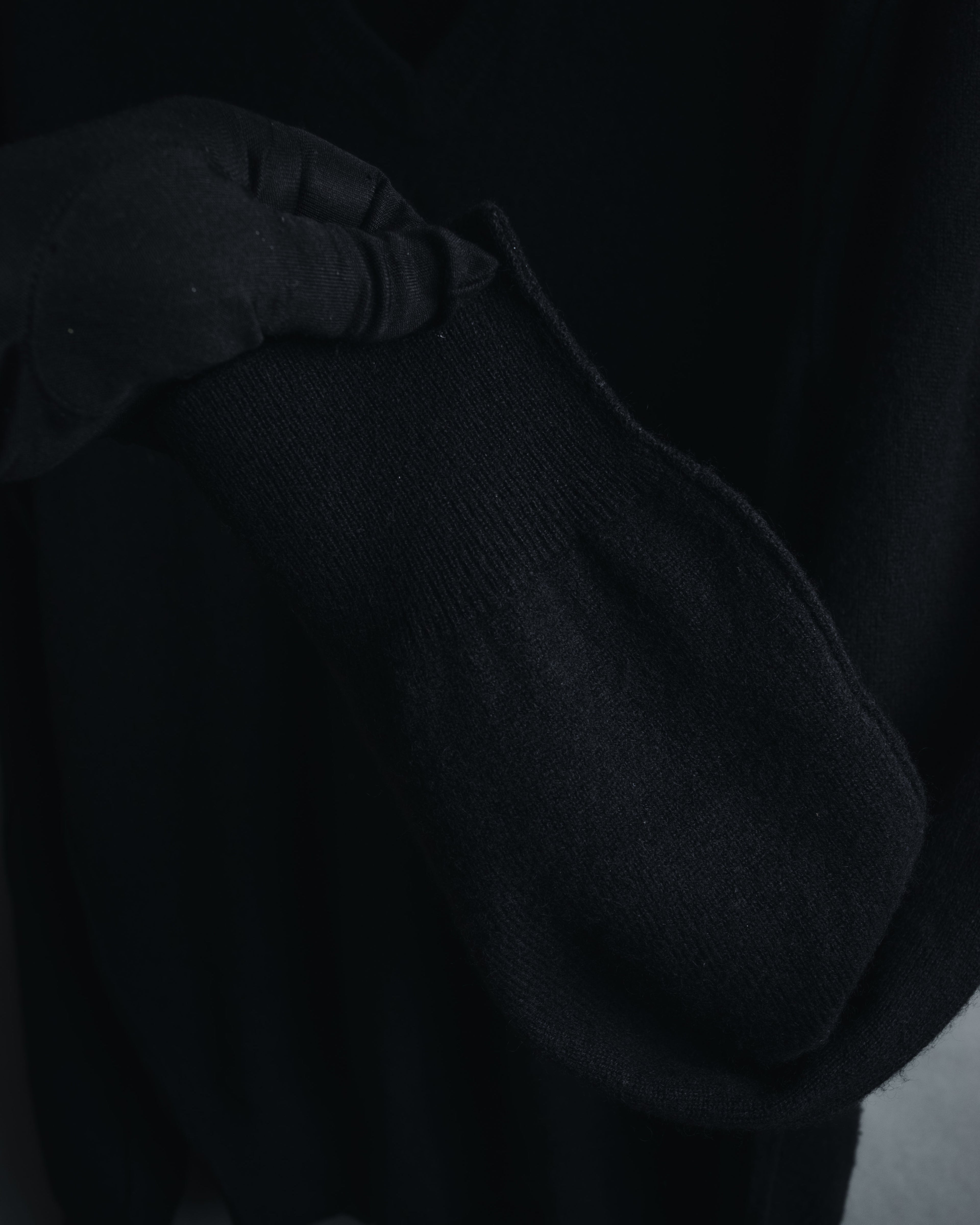 "Dolce & Gabbana" Minimal v-neck fine knit sweater