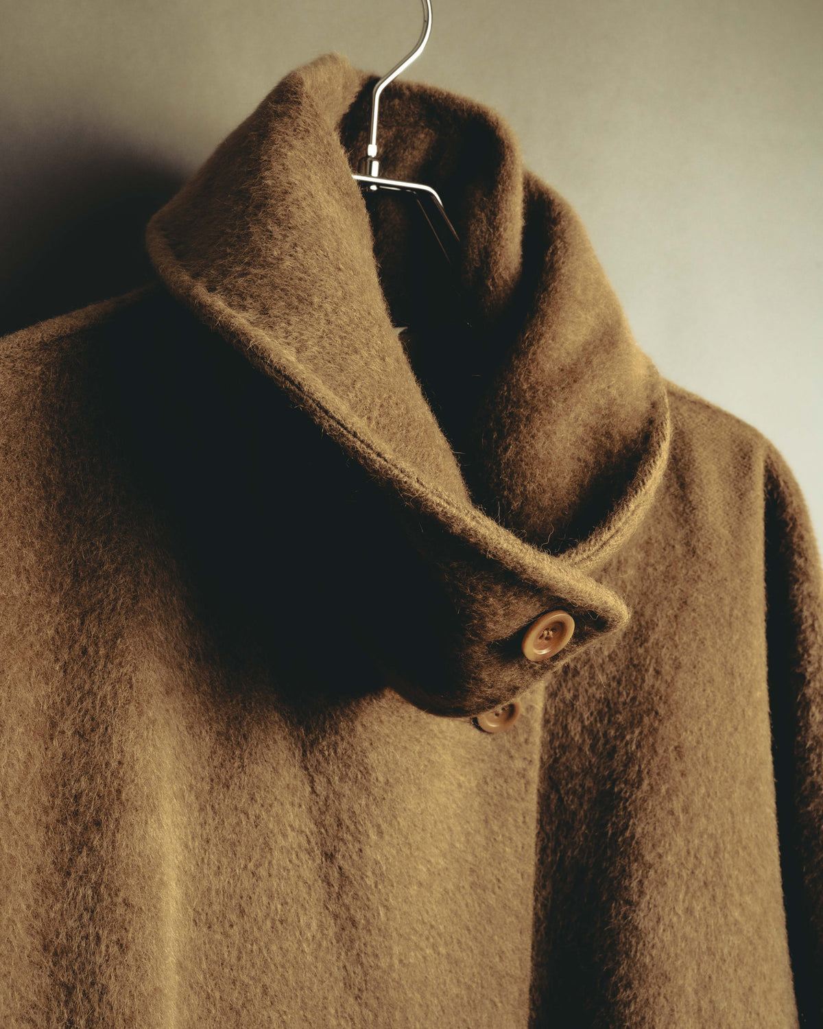 -SPECIAL- “Max Mara” 90’s-00’s Angora blend belted wrap coat