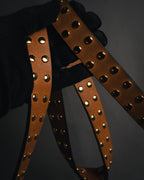 "MARNI" 2010’s-20’s studded leather shoulder bag