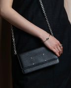 "MAISON MARGIELA" Calf leather chain shoulder wallet bag