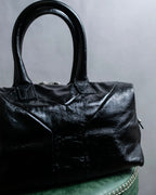 "YVES SAINT LAURENT" Glossy leather easy boston bag
