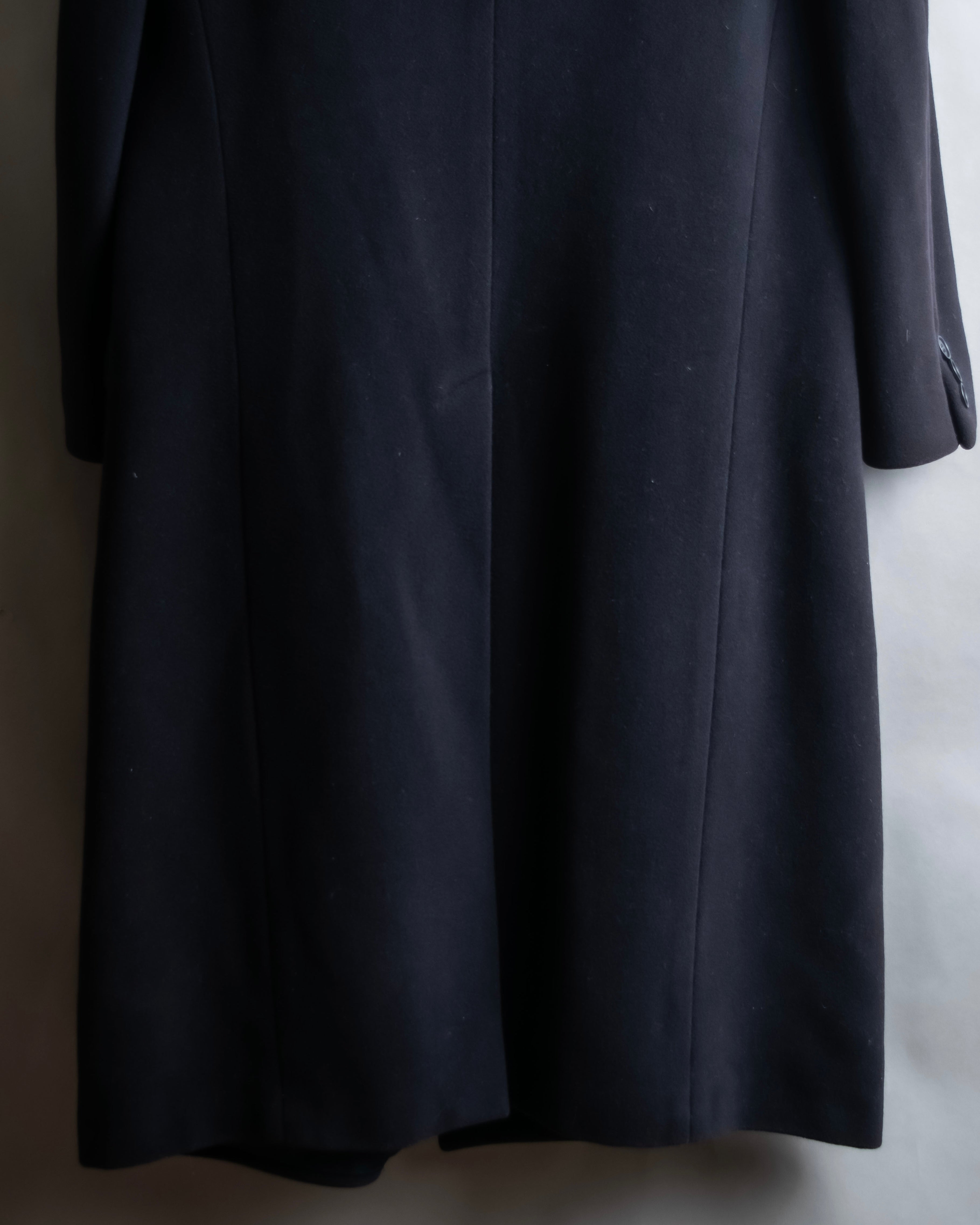 "EMPORIO ARMANI" Single-breasted oversized chester coat