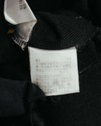-SPECIAL- “Yves Saint Laurent” 90’s crochet collar pearl button knit pullover
