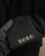 “MOSCHINO” 90’s-00’s wool cashmere tailored long coat