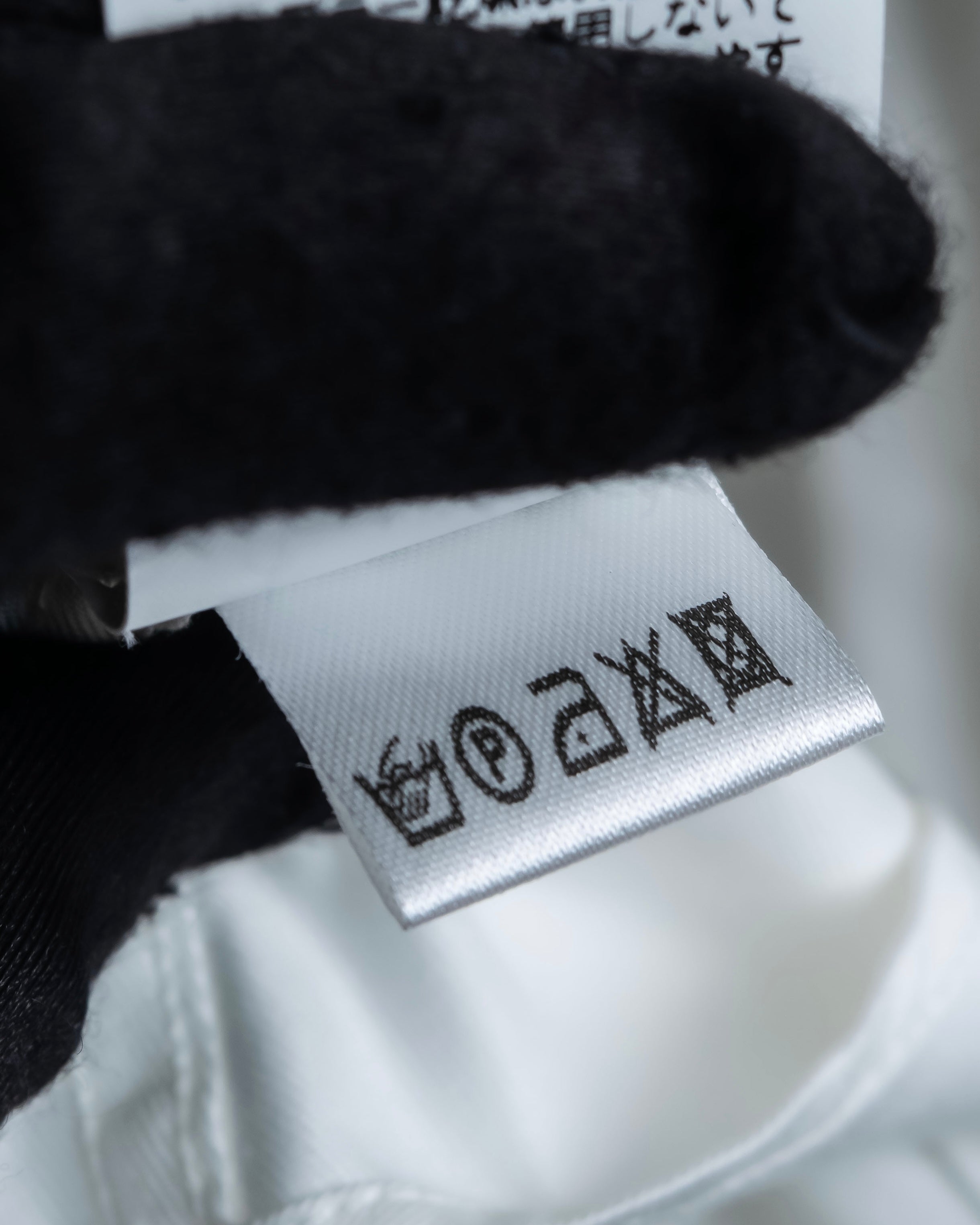 "GUCCI" Slightly glossy cotton white shirt