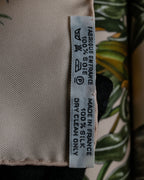 "HERMES" Passion flower print Carre 90 silk scarf