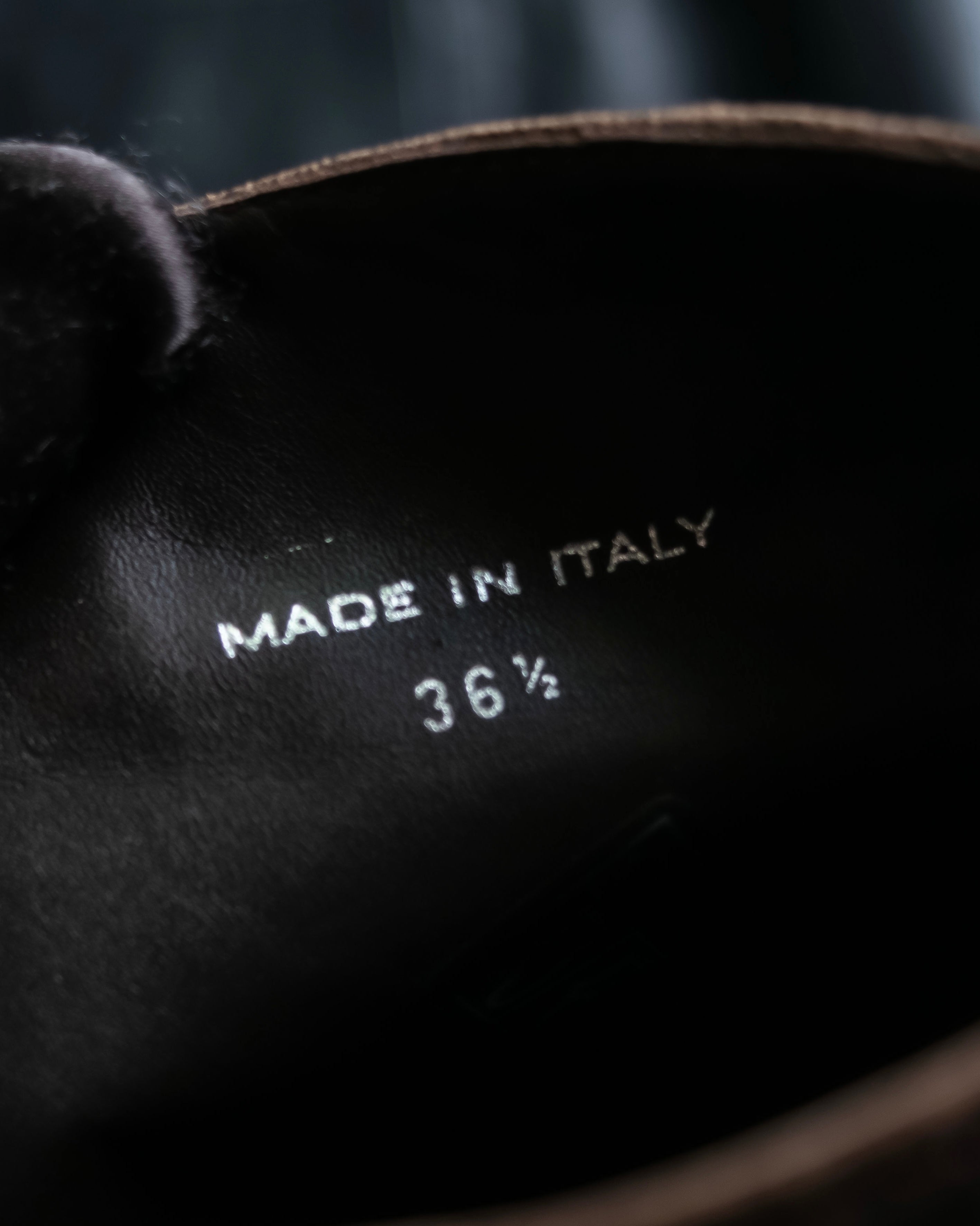 “Christian Dior” Brown Cannage leather long boots