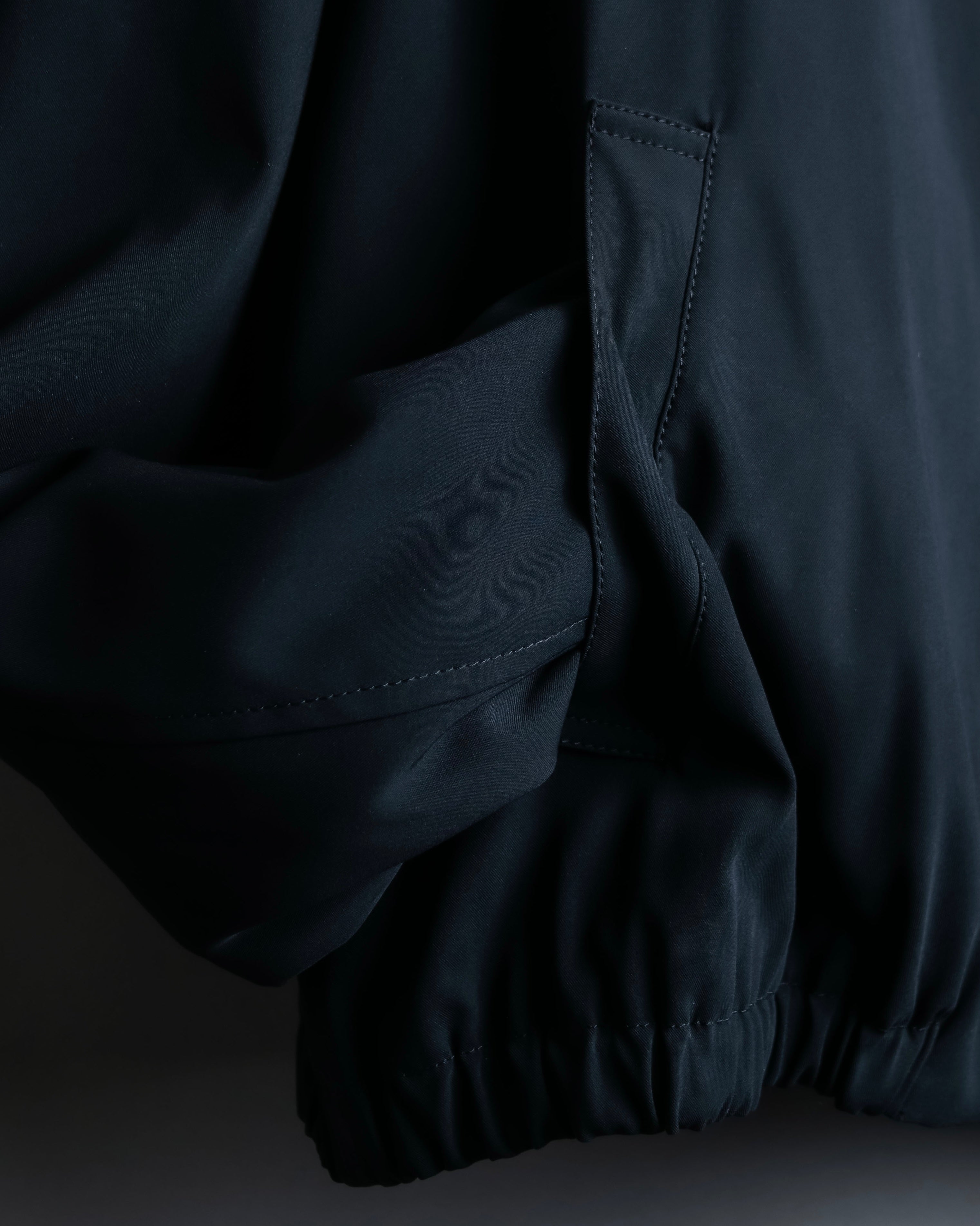 "ARMANI" Minimal design stand up collar blouson