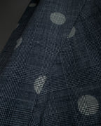 "YOHJI YAMAMOTO +NOIR" Large polka dot pattern flared skirt