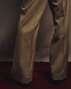 -SPECIAL- "HERMÈS" 90's-00's Wool silk tailored asymmetrical setup suit