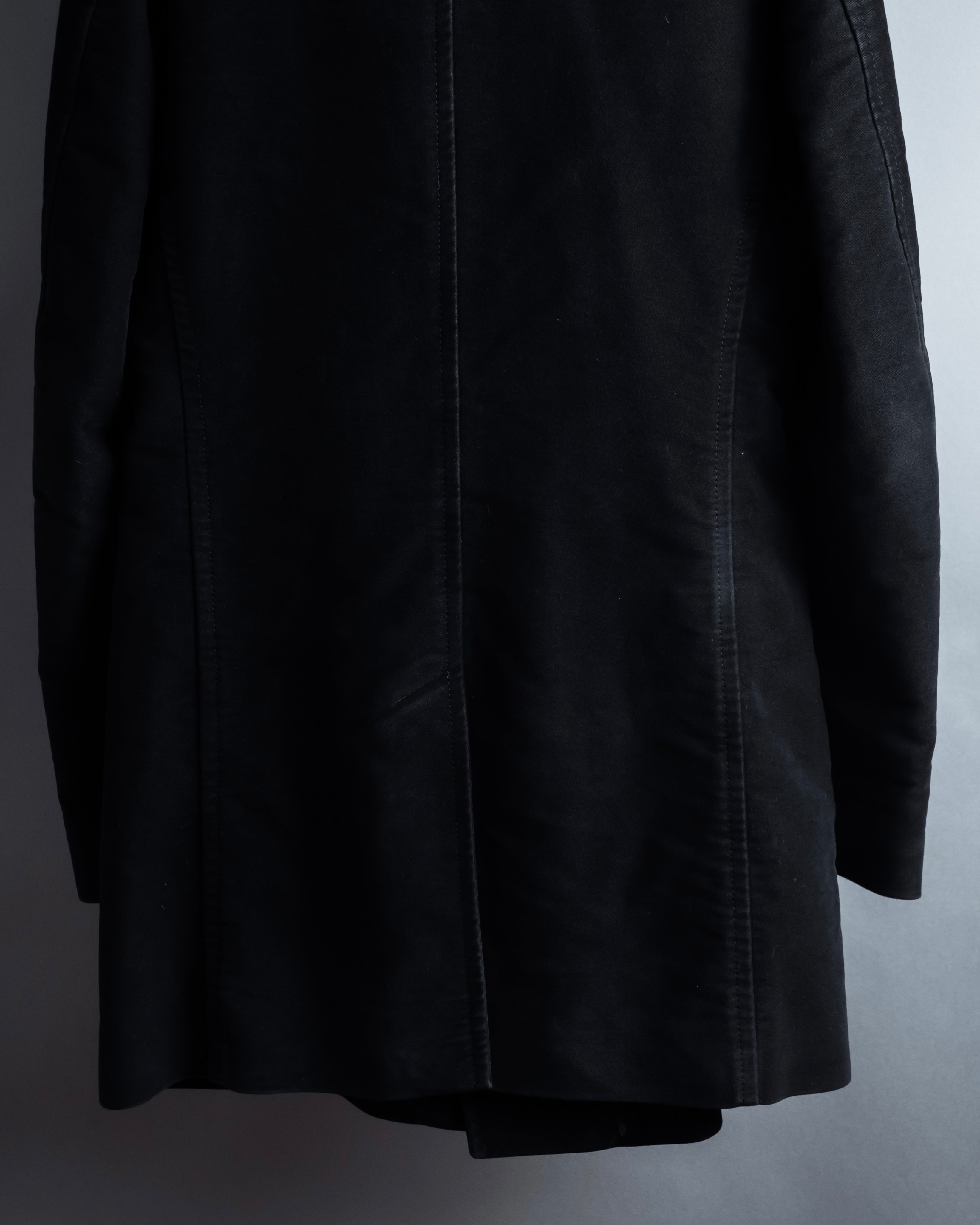 -SPECIAL- "GUCCI" 2007-2011's  High density cotton military detail mid-length coat