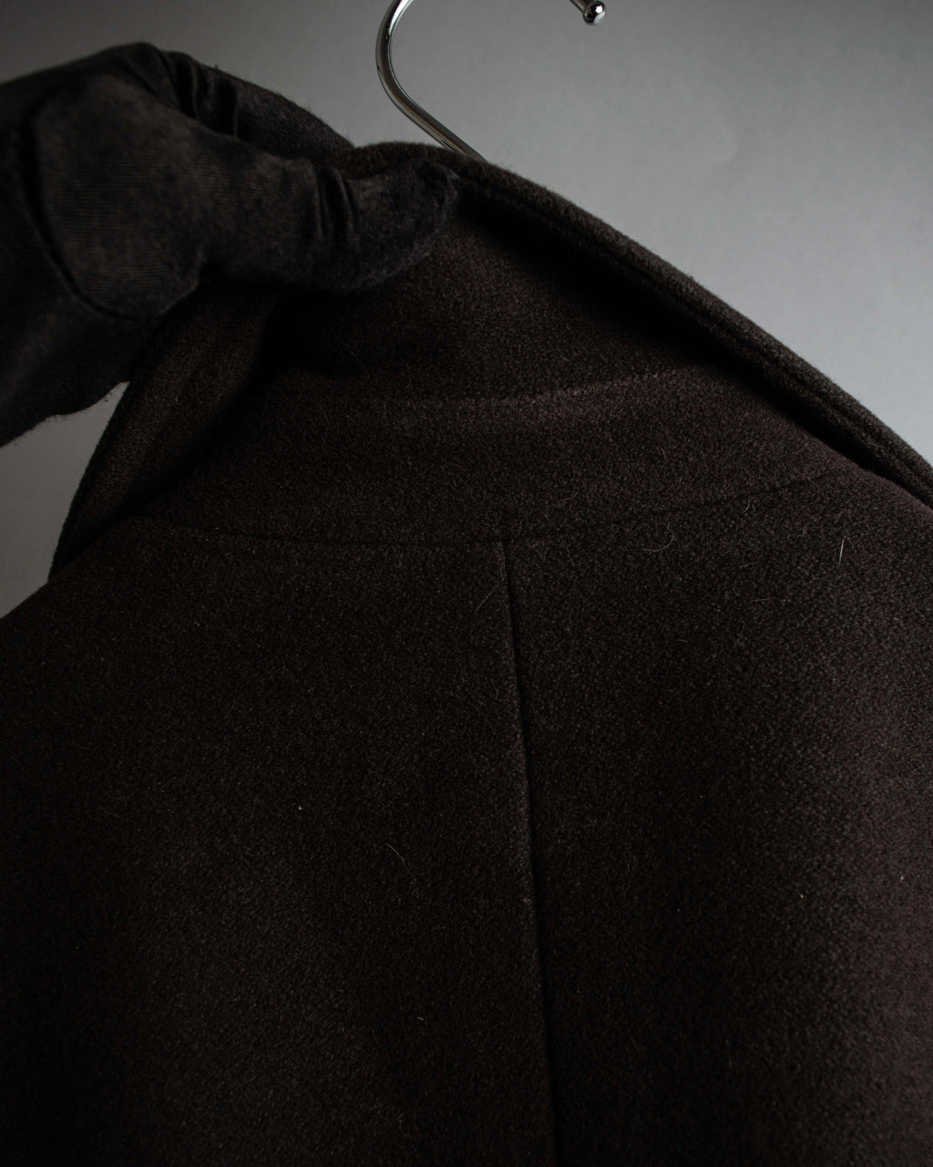 "VAL by VALENTINO" Military detailing hidden placket melton coat