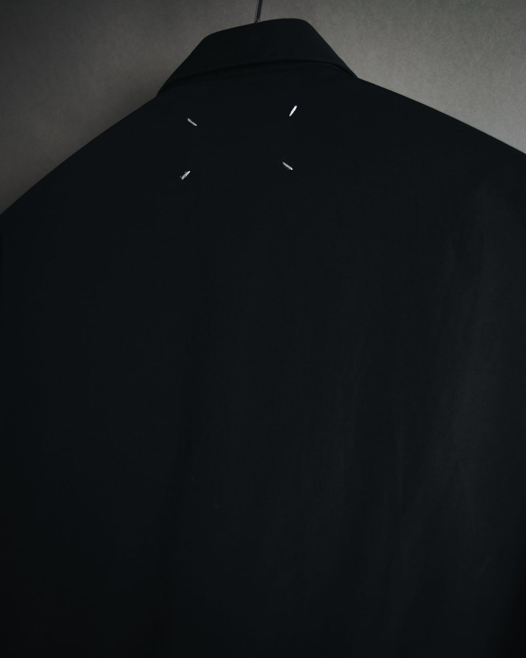 "Maison Margiela" 2017SS minimal fly-front shirt