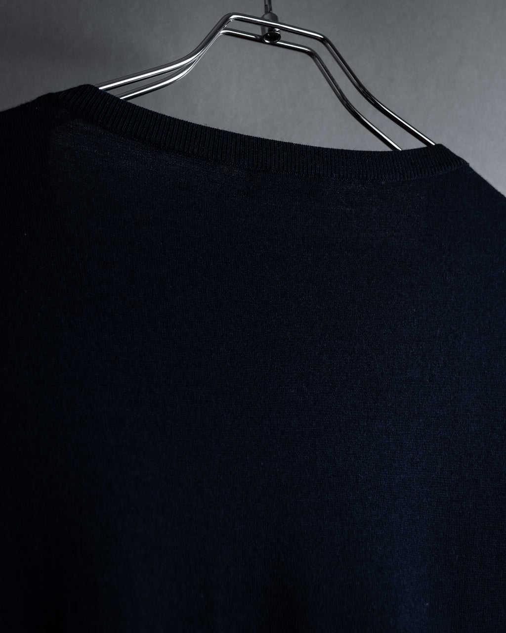 "CELINE" Hedi Slimane design compact silhouette wool knit