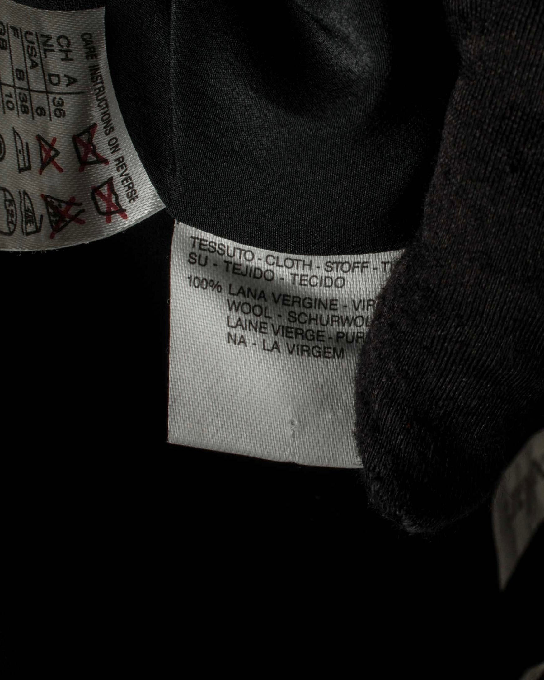 "Max Mara" Draping detail wrap skirt set up