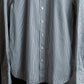 "YVES SAINT LAURENT" Fine pitch stripe pattern clerical design shirt