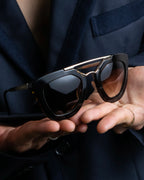 "PRADA" Oval square frame tortoiseshell sunglasses