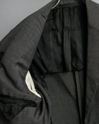"PRADA" Sharkskin wool minimal tailoring set up