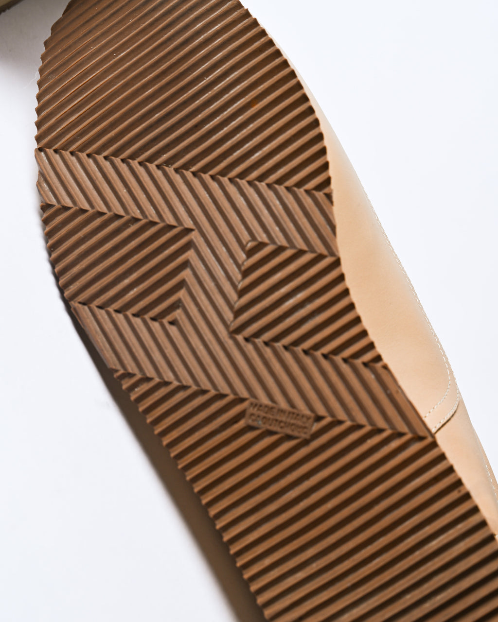 HERMES/ “Quick” H-Logo Leather Sneaker Brown