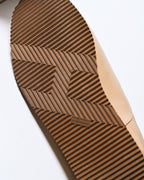 HERMES/ “Quick” H-Logo Leather Sneaker Brown