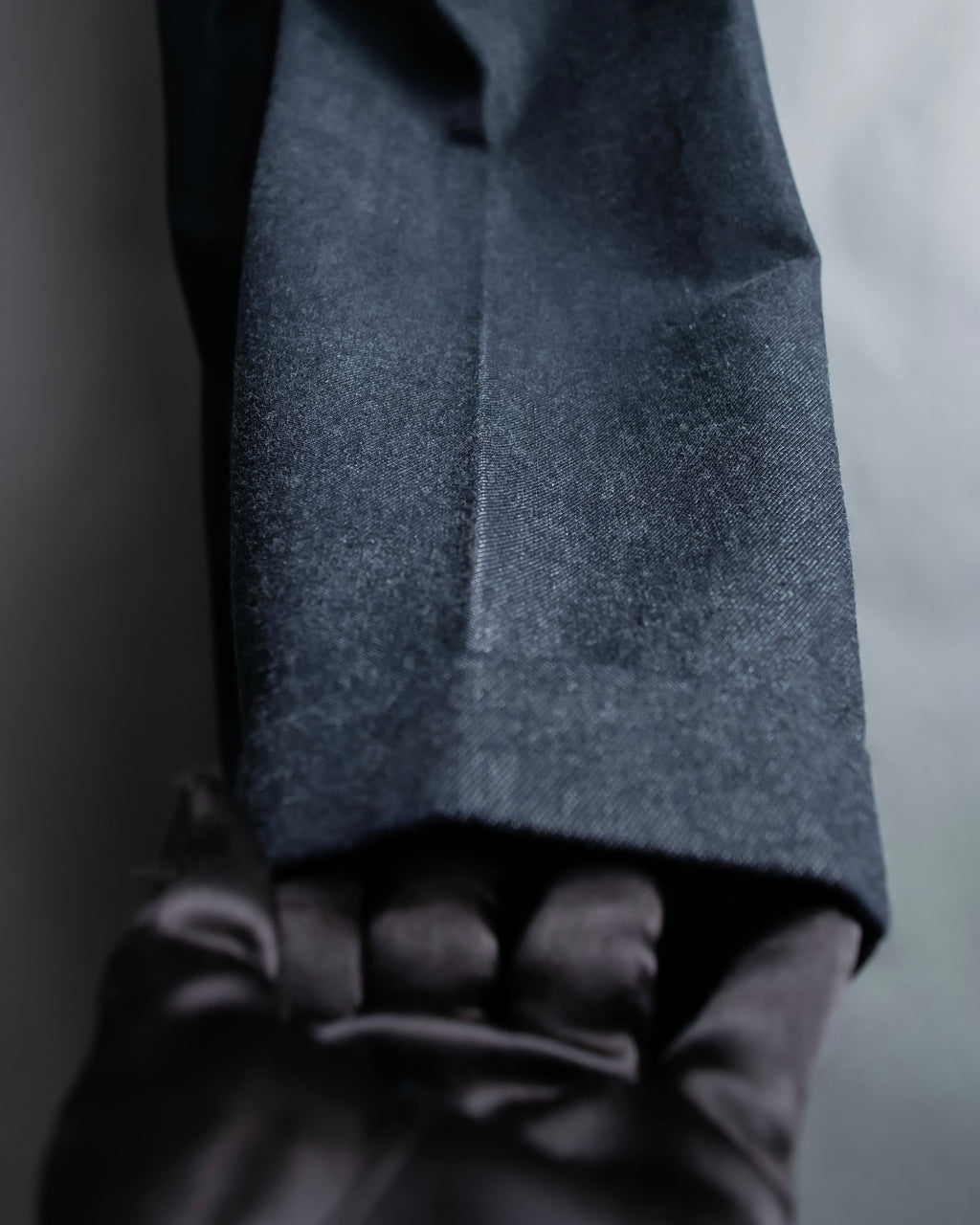 "PRADA" Wool cotton mix navy blue slacks