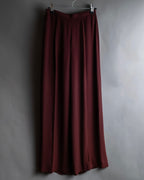 "JEAN PAUL GAULTIER" Beautiful drape burgundy wide slacks