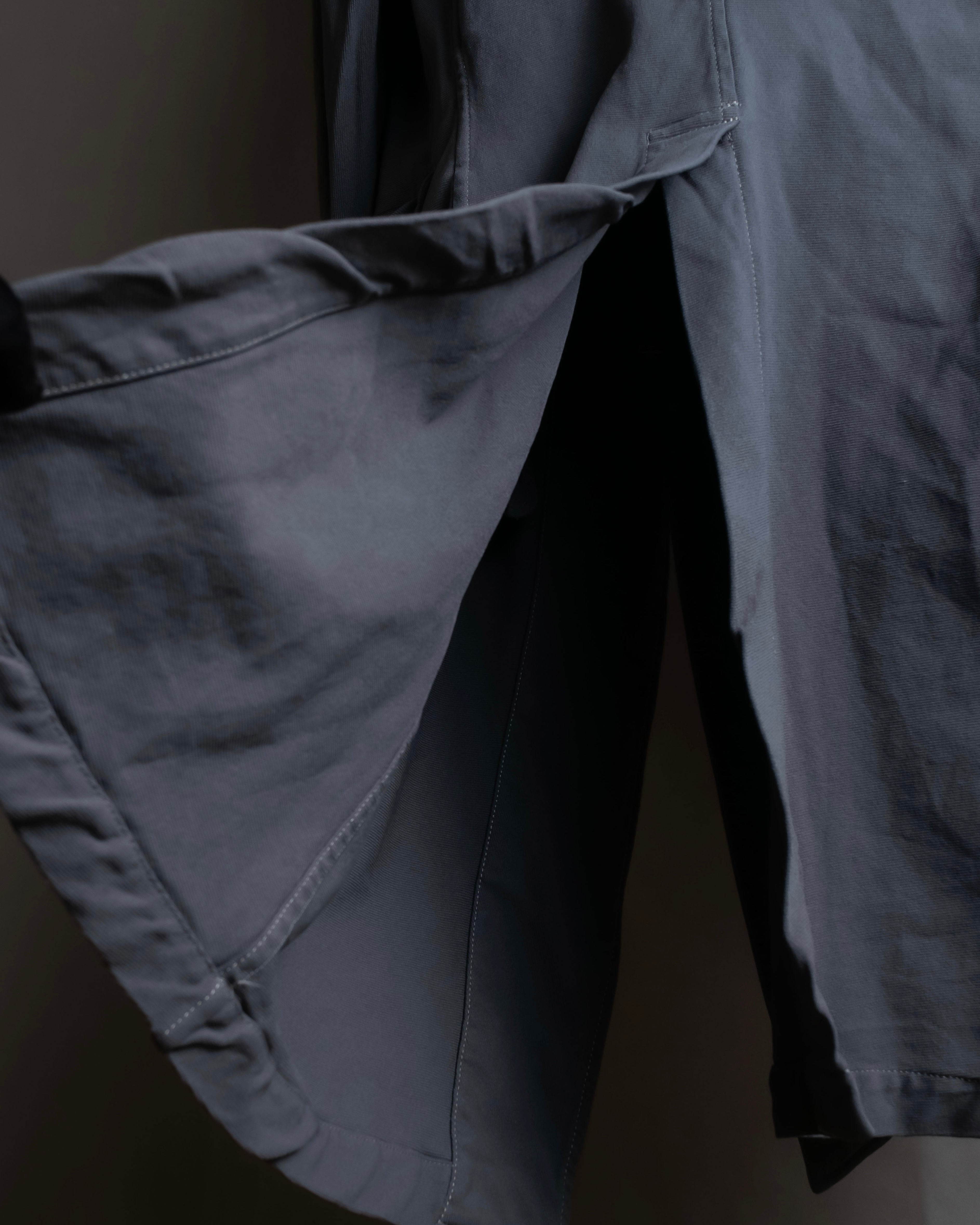 "COMME des GARCONS COMME des GARCONS" Stitchwork placket cut line coat