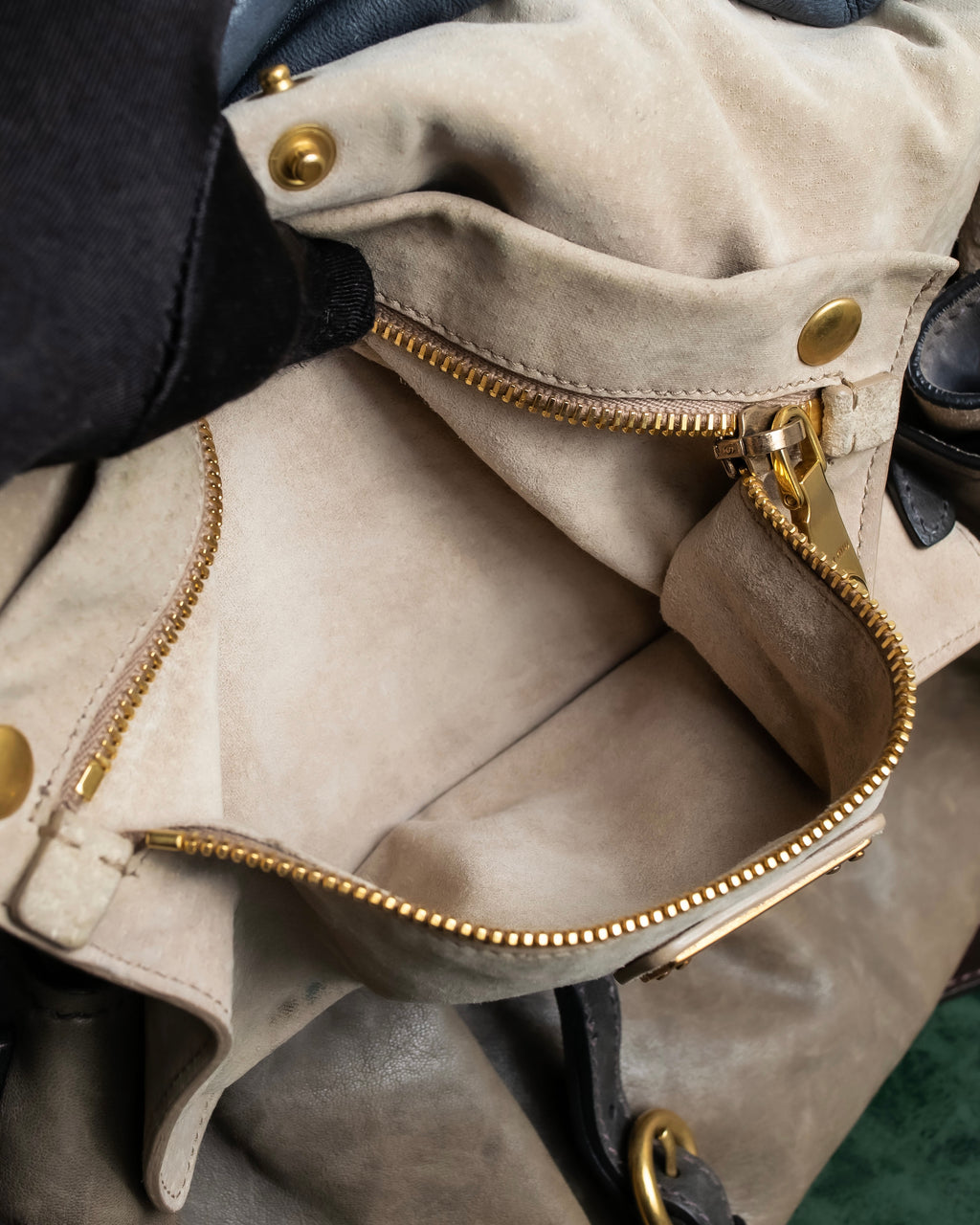 "MIU MIU" Overflap gold Parts design 2-way bag