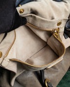 "MIU MIU" Overflap gold Parts design 2-way bag