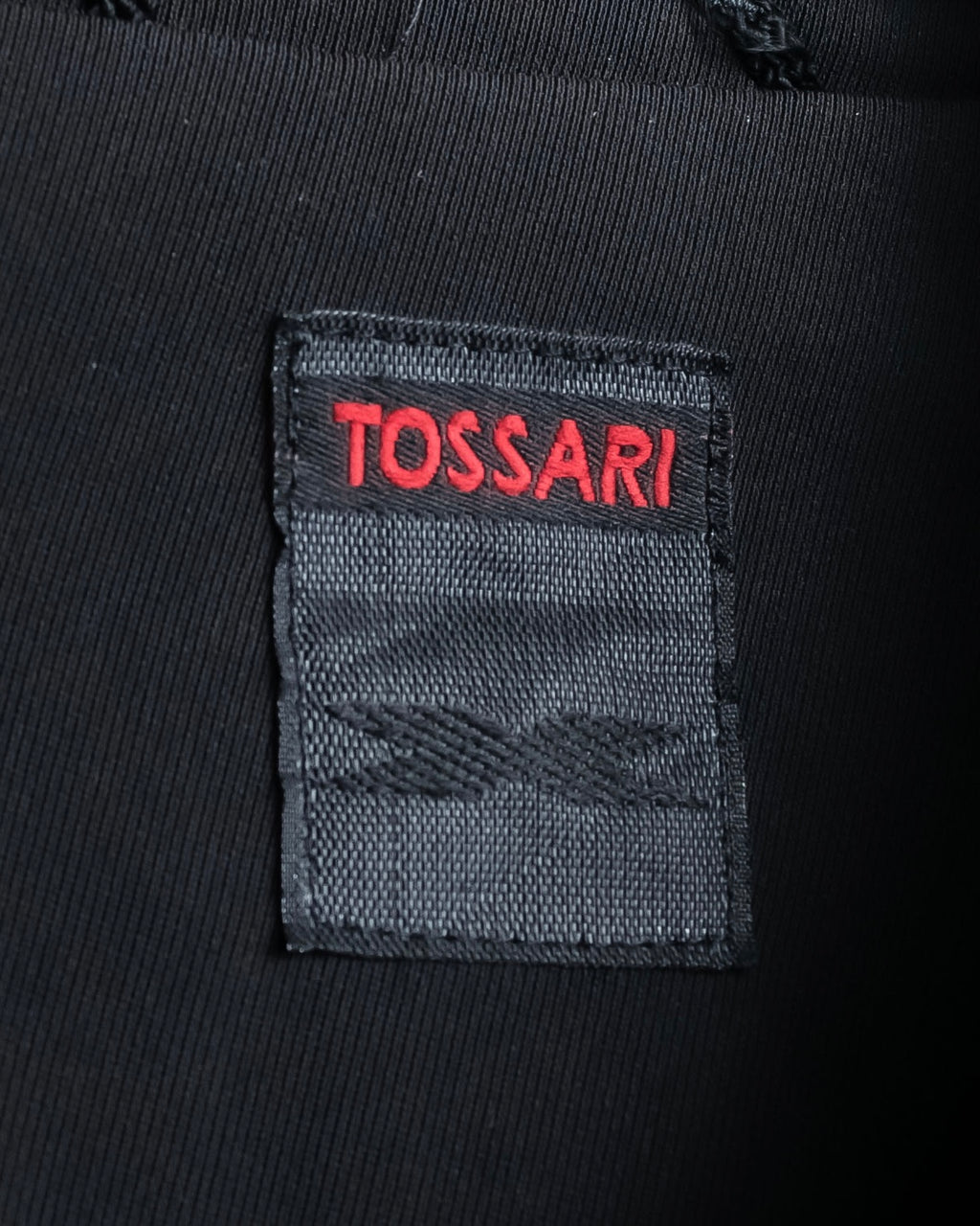 "TOSSARI" Shiny hidden zipper design tailored jacket