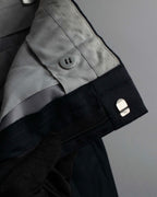 "YVES SAINT LAURENT" 00's shadow stripe pattern beautiful tailoring set up