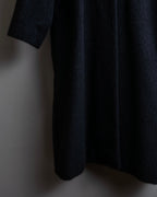 "YVES SAINT LAURENT" Large shawl collar black long coat