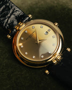 -SPECIAL- “Balenciaga” 80’s-90’s Gold tone round watch