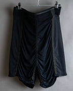 "JEAN PAUL GAULTIER MAILLE FEMME" Sheer shirring design design half pants