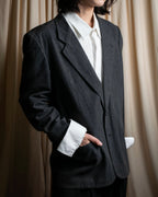 "COMME des GARCONS HOMME" 03SS fine all-over pattern cotton tailored jacket