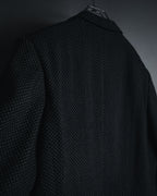 "VALENTINO GARAVANI BOUTIQUE"
Late 80’s - Early 90’s soft-structured birdseye wool tailored jacket