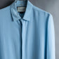 "GUCCI" 100% silk concealed placket shirt