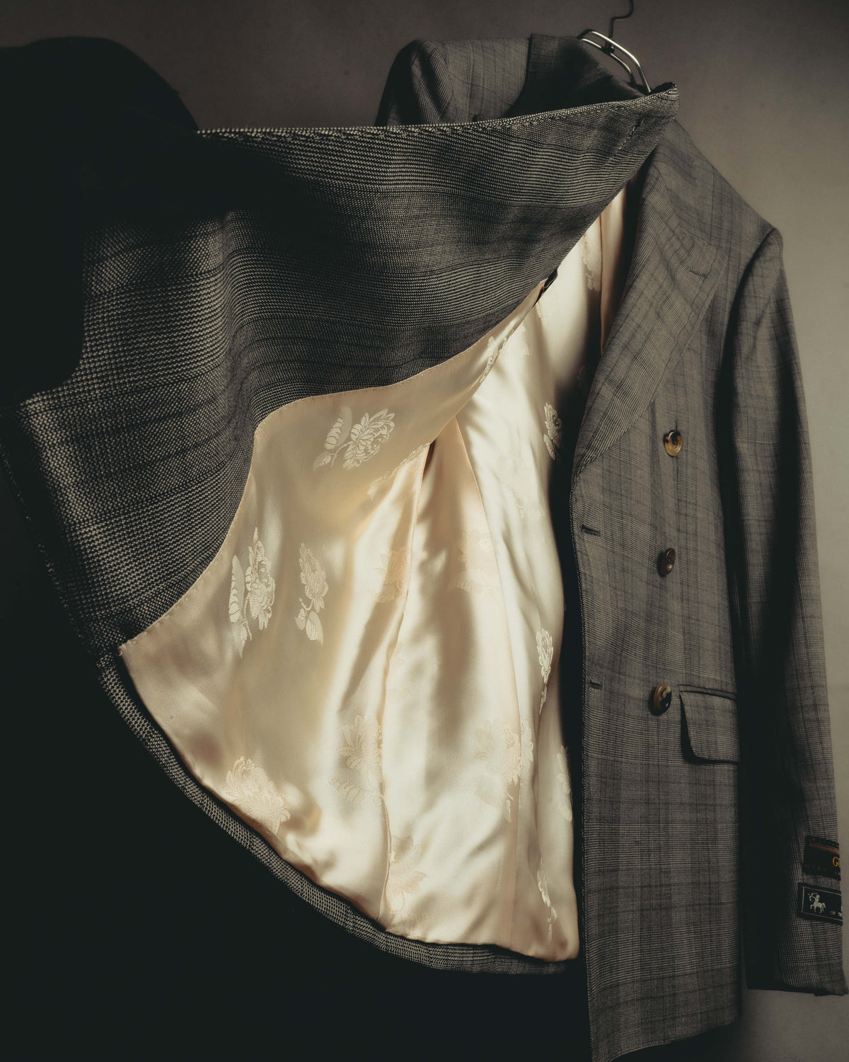 -SPECIAL- “GUCCI” 2019-2021 Glen check double-breasted wool suit