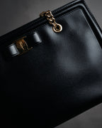 “Salvatore Ferragamo” 2010’s Vara chain leather tote bag