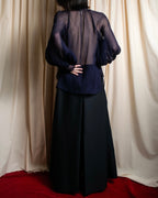 "WE11DONE" Flare silhouette super maxi skirt