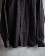 "GUCCI" Spread collar embroidered cotton shirt