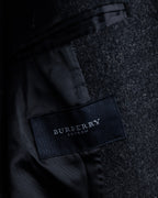 "BURBERRY" Marbled wool unlined tailored jacket