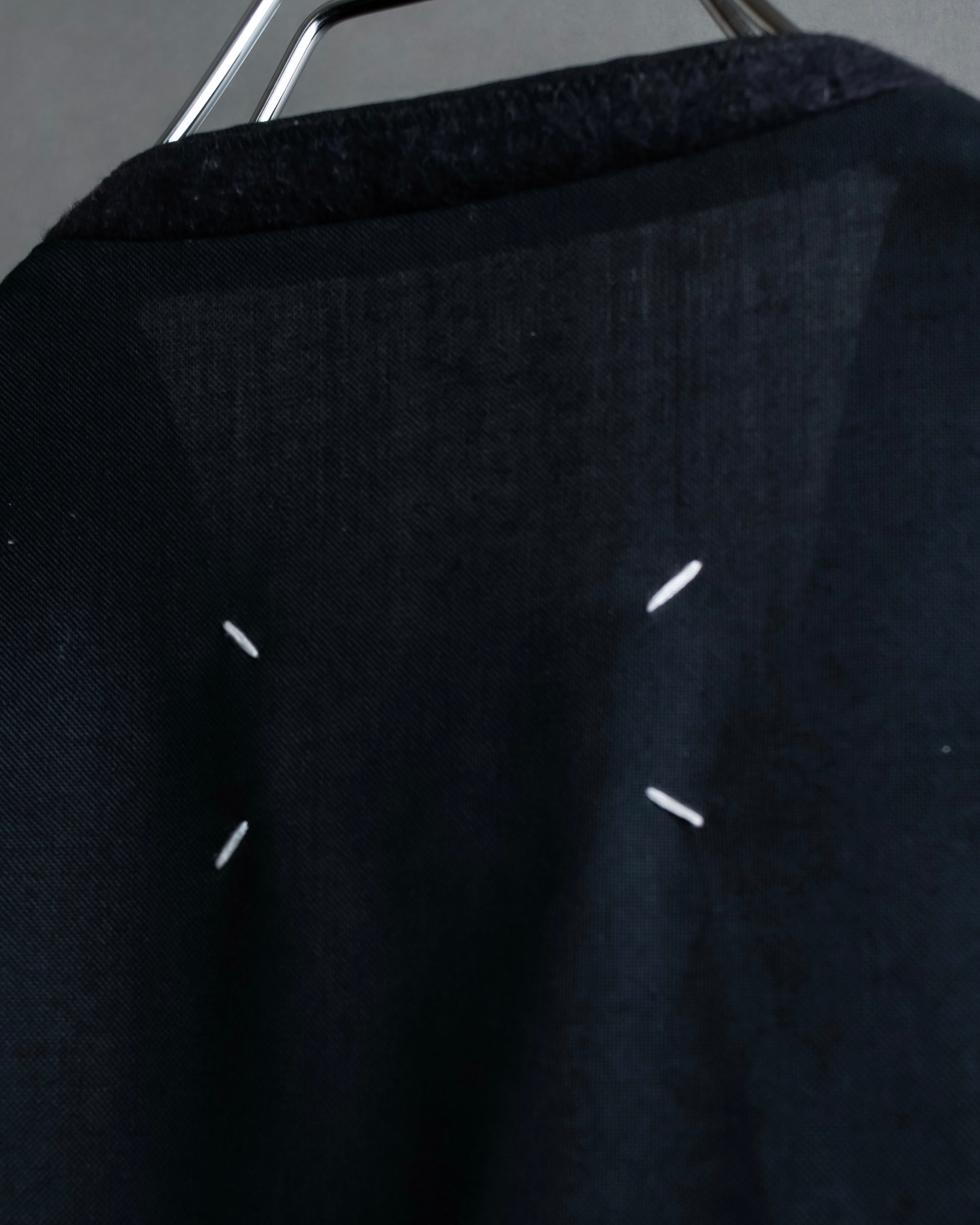 "MAISON MARGIELA" 20AW No-collar design wool tailored jacket