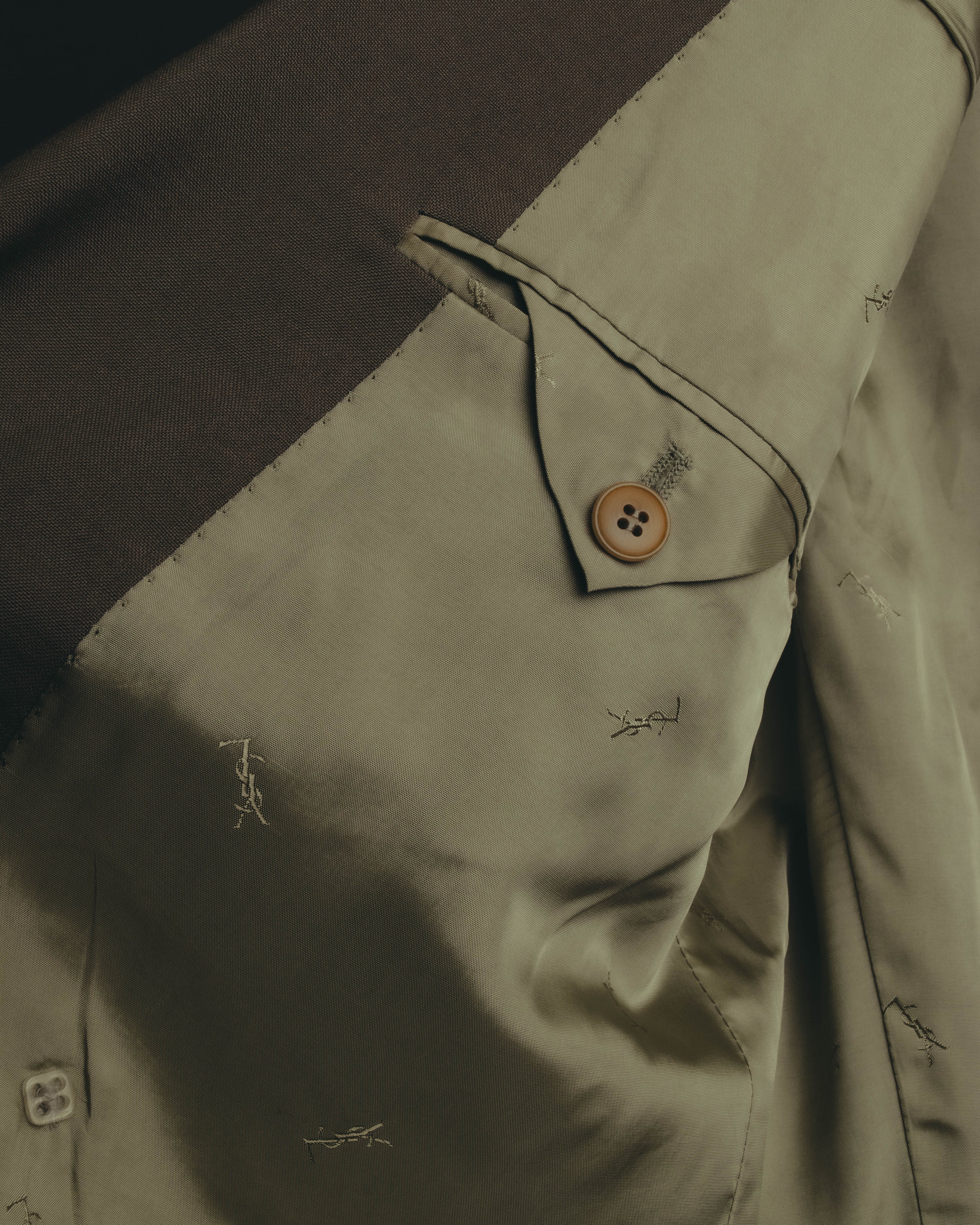 "Yves Saint Laurent pour homme" 80's-90's Structured double-breasted wool blazer