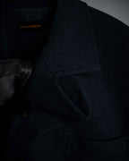 "COMME des GARCONS" 90's Front panel docking design chester coat