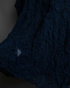 "ISSEY MIYAKE PERMANENTE"
Washed high neck sheer pullover