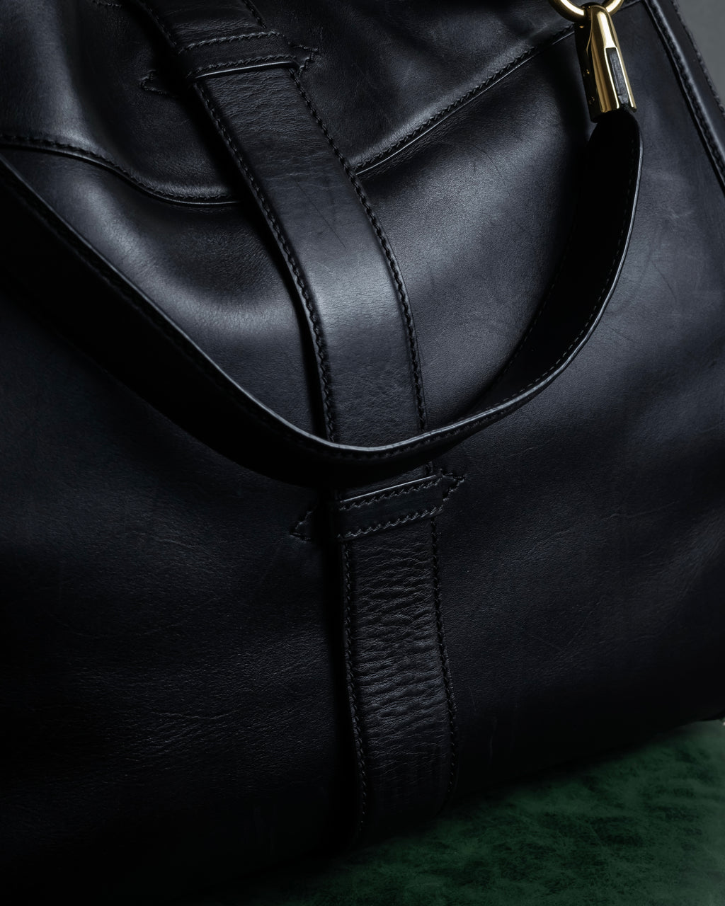 "Salvatore Ferragamo" Vertical gancini drawstring hobo bag