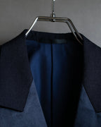 "CHRISTIAN DIOR MONSIEUR" Satin switching design tuxedo dress set up