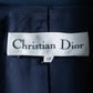 "Christian Dior" Asymmetrical gathered design tailored jacket